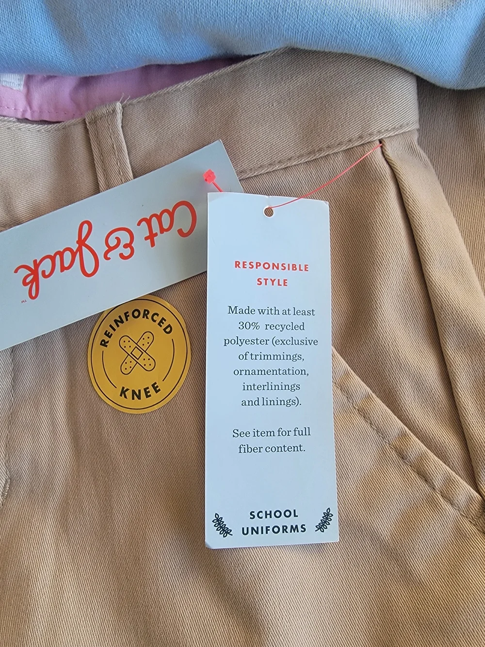 SET Of 2 Cat & Jack School Uniform, Shirt & Pants Size L(10/12) ($26)